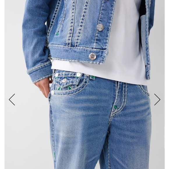 COPY - Sold out RICKY DOUBLE RAISED HS SUPER T STRAIGHT JEAN - Picture 2 of 3